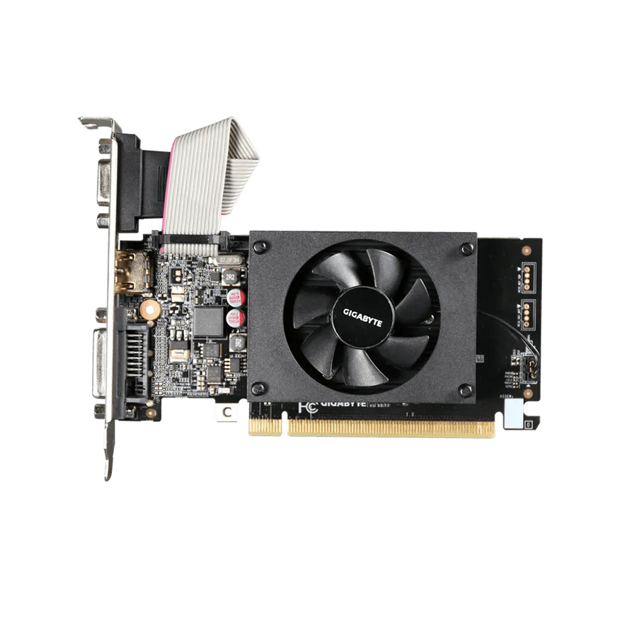 Gigabyte GeForce GT 710 2GB GDDR3 Low Profile Graphics Card