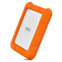 LaCie Rugged 2TB USB-C 2.5-inch Portable External HDD Orange 130MB/s USB 3.2 Gen 1