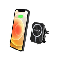CANYON CH-15, Car holder and wireless charger MegaFix, C-15, 15W, Input: USB-C: 5V/2A, 9V/3A; Output: 5W - Image 3