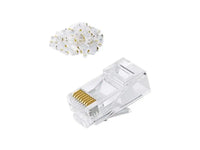 Acconet CAT6 RJ45 Connectors, Stranded/Solid Core, 50 Pack