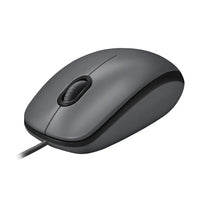 Logitech M100 Wired Optical Mouse 1000 DPI USB-A Ambidextrous Black