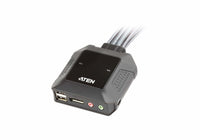 Aten USB 2-Port DisplayPort Cable With Remote Port Selector KVM Switch - Image 3
