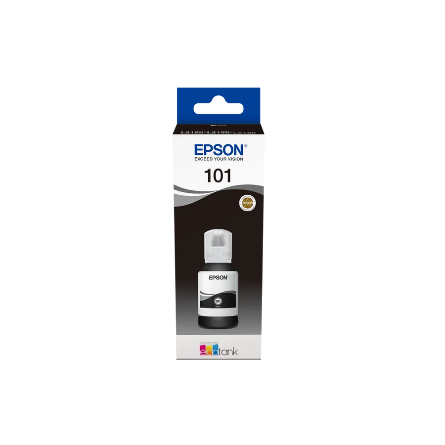 Epson 101 Black EcoTank Ink Bottle 127ml Pigment-Based for L6170/L4160/L6190
