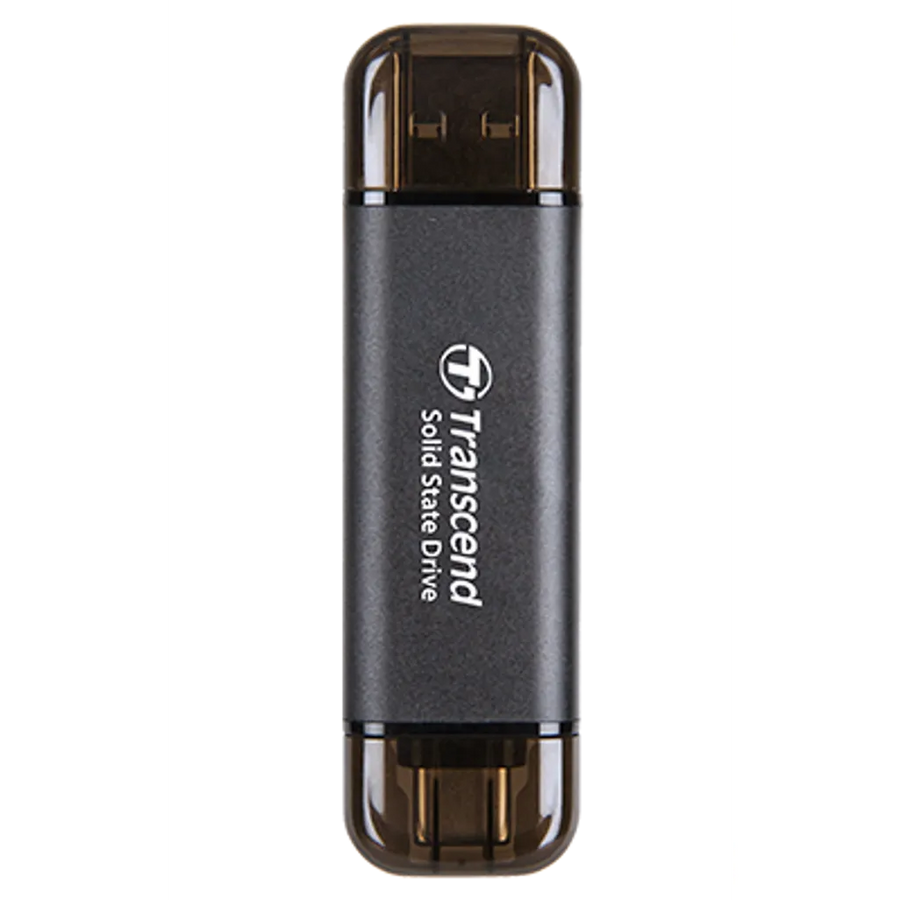 Transcend ESD310C 512GB External Portable SSD USB-C 3.2 Gen 2x2 1050/950 MB/s (Black)