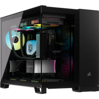 Corsair 2500D Airflow Midi Tower ATX PC Case Tempered Glass USB-C (Black)