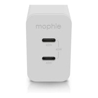 mophie-Wall Adapter-USB-C-PD-DUAL-45W-GAN-White-EU(2xUSBC)