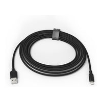 ZAGG Mophie Essentials USB-A to Lightning Cable 3m Black - Image 3