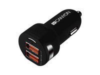 CANYON car charger C-04 2.4A/2USB-A Black