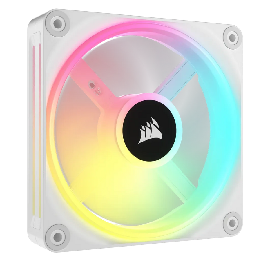Corsair iCUE LINK LX120 RGB 120mm PWM Fan 480-2400 RPM 63.1 CFM (White)