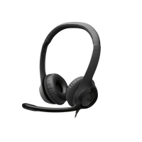 Logitech H390 USB Wired Headset Binaural 20-20000Hz 1.9m Cable (Black)