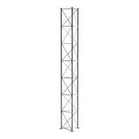 Lattice Mast 3m Section (Revised). ZigZag bracing and flange joint. - Image 2