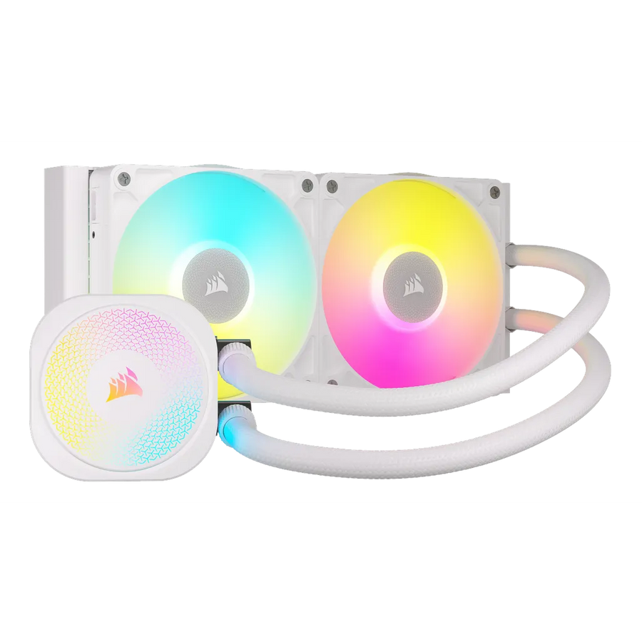 Corsair iCUE LINK TITAN 240 RX RGB AIO 240mm Liquid CPU Cooler White
