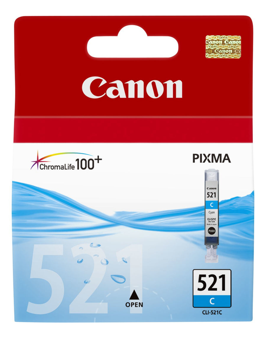 Canon CLI-521 Cyan Ink Tank Blister