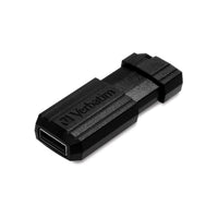 VERBATIM 16GB Pinstripe USB 2.0 Flash Drive Black