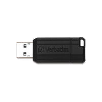 VERBATIM 16GB Pinstripe USB 2.0 Flash Drive Black