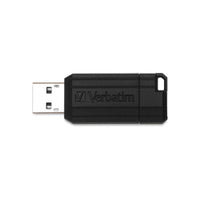 VERBATIM 32GB Pinstripe USB 2.0 Flash Drive Black