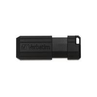 VERBATIM 32GB Pinstripe USB 2.0 Flash Drive Black