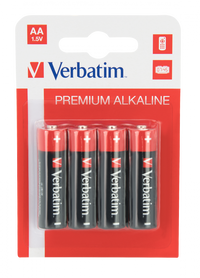 VERBATIM AA Battery Alkaline 4 Pack