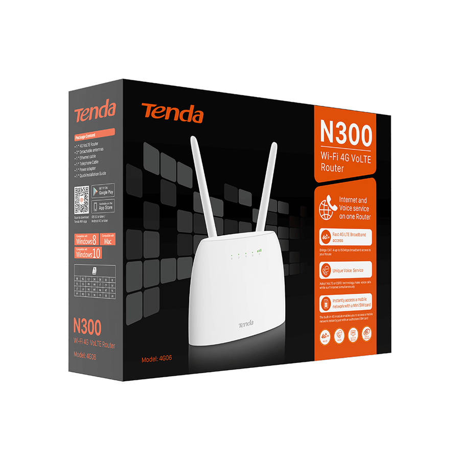 4G06 N300 Wi-Fi 4G VoLTE Router
