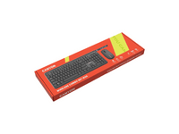 CANYON SET-W20 UK/US Keyboard+Mouse Velvet Wireless Black