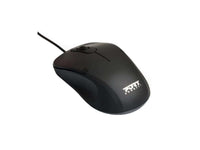 Port Professional Wired Black Mouse