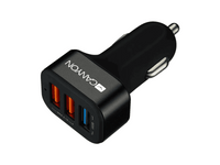 CANYON car charger C-07 QC 3.0 2.4A/3USB-A Black