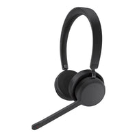 Lenovo Wireless Bluetooth On-Ear Headset 60H Battery Noise-Cancelling Microphone Black - Image 3
