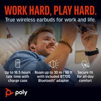 HP Poly VFree 60+ CB Earbuds +BT700C +TSCHC - Image 4