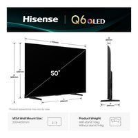 Hisense Q6Q 50-inch 4K UHD QLED Smart TV Dolby Vision Dolby Atmos VIDAA - Image 2