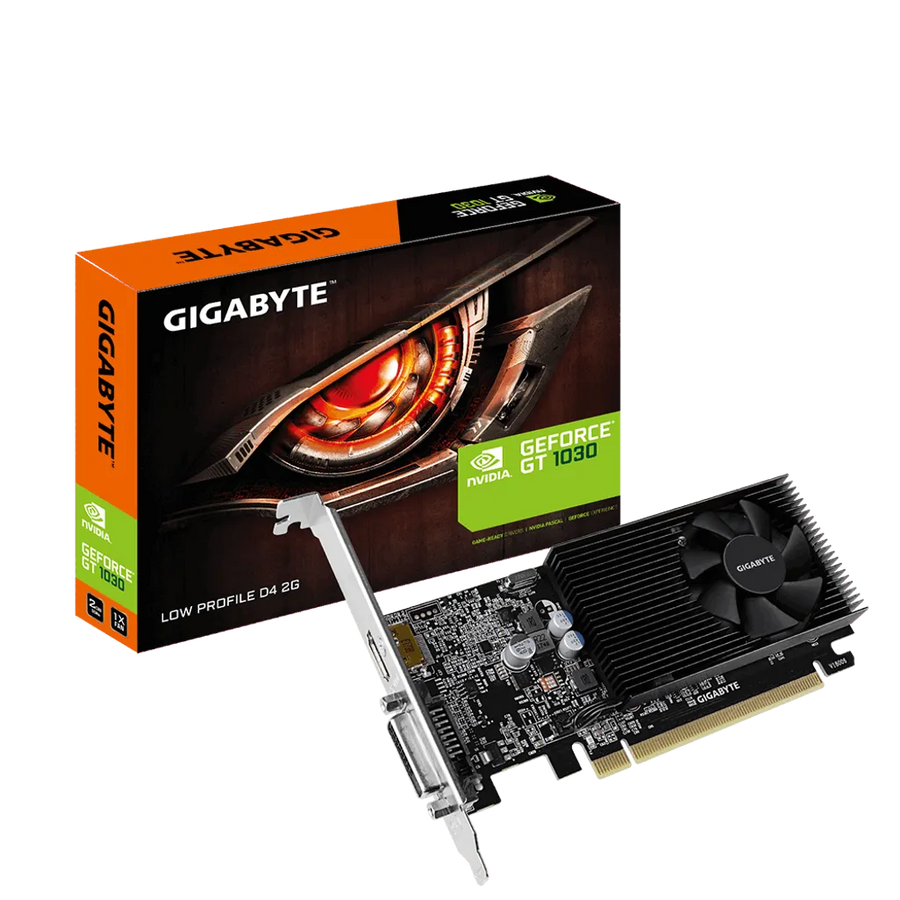 Gigabyte GeForce GT 1030 2GB GDDR4 Low Profile Graphics Card