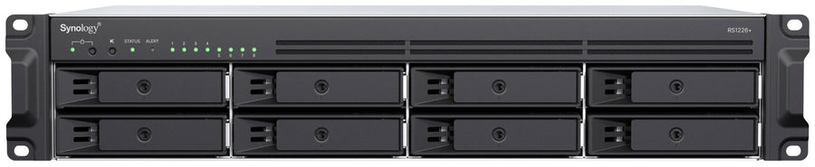 Synology RS1226+ Plus Series RackStation 8 Bay AMD Ryzen™ V1500B 4GB up to 32GB 2 × 2.5GbE