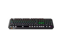 CANYON Hazard GK-6, Wired multimedia gaming keyboard with lighting effect, 108pcs rainbow LED
