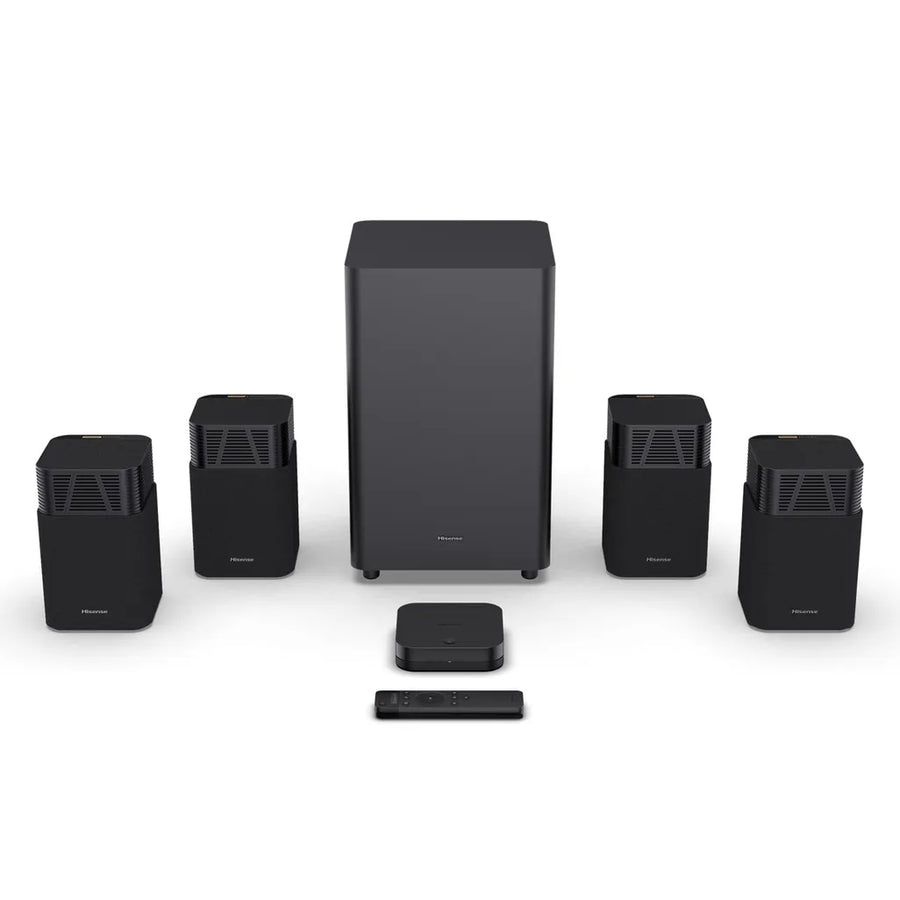 Hisense HT Saturn 4.1.2 Channel 720W Home Theatre Soundbar System Dolby Atmos DTS:X Wireless Subwoofer