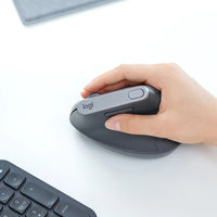 Logitech MX Vertical Advanced Ergonomic Mouse Graphite 4000 DPI RF Wireless Bluetooth USB-C - Image 5