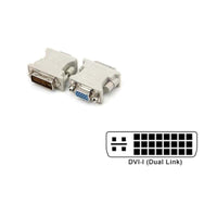 DVI-I Male to VGA Female 24+5 Connector