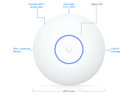 UBIQUITI UniFi U7 Lite, Access Point, WiFi 7 - Image 2
