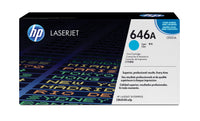 HP 646A Cyan Original LaserJet Toner Cartridge 12 500 pgs