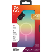 ZAGG Milan Snap Iridescent Case for iPhone 16 Plus MagSafe Compatible