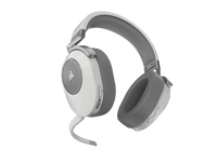HS65 Wireless Premium White Headset, 50mm Audio Drivers, Omnidirectional Mic - PC/PS