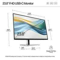 HP Series 5 Pro 23.8 inch FHD USB-C Monitor - 524pu - Image 3