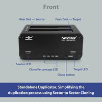 Vantec NexStar JX 2.5 3.5-inch SATA USB 3.2 Gen 1 External Drive Enclosure Black - Image 5