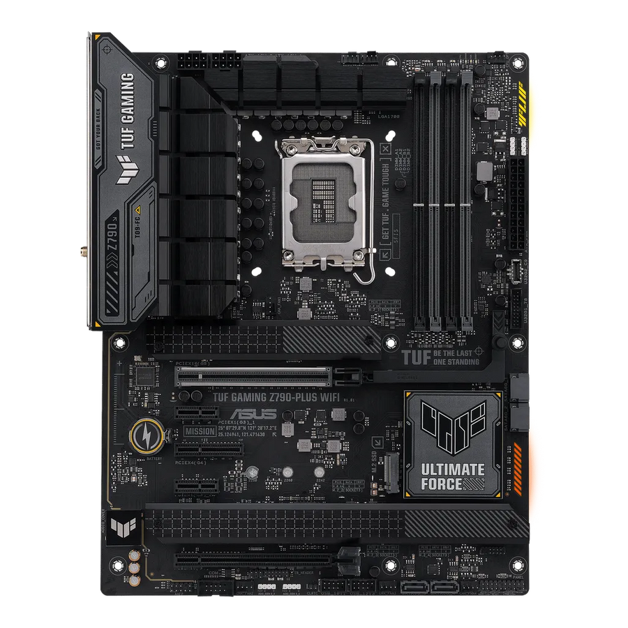 ASUS TUF Gaming Z790-Plus WiFi ATX Motherboard LGA1700 DDR5 4-DIMM WiFi 6 4x M.2 2.5G LAN