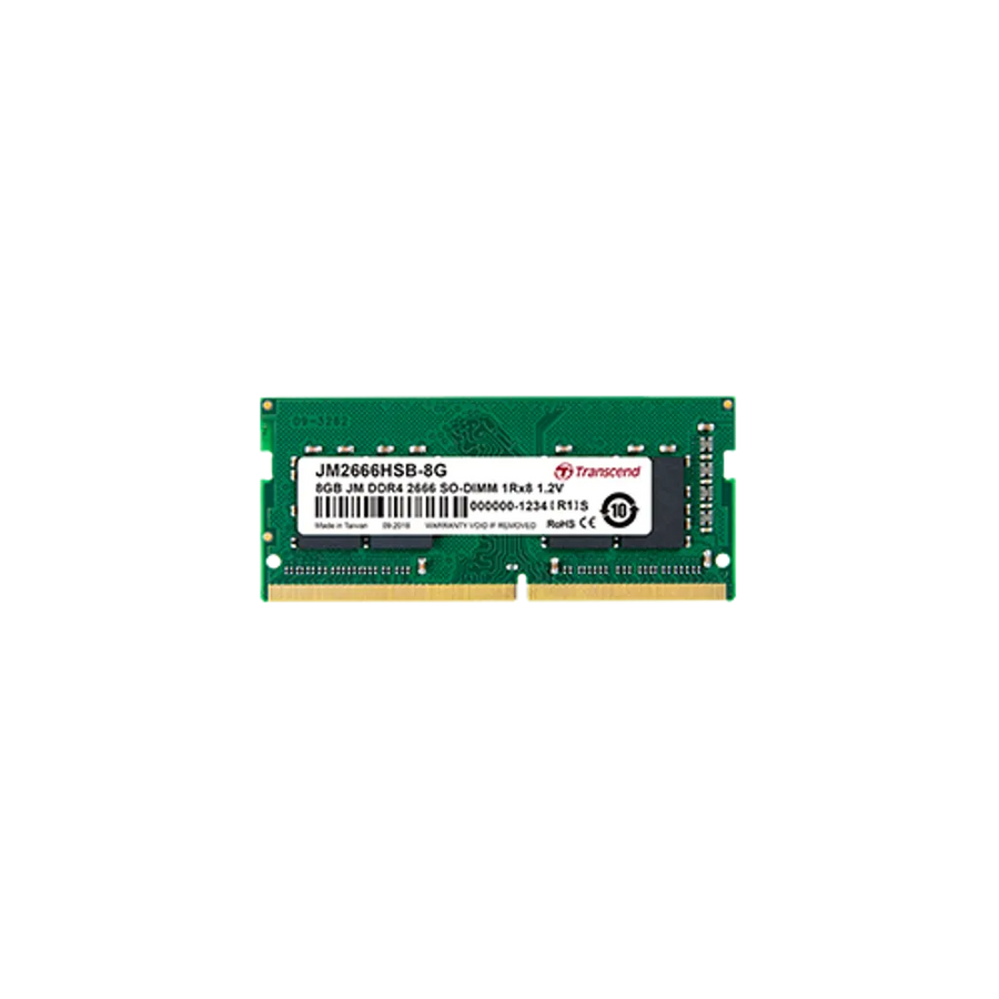 Transcend 8GB DDR4 2666MHz SO-DIMM Laptop Memory