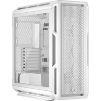 Corsair 5000T Midi Tower ATX PC Case USB-C 10x 120mm Fan Support Dual 360mm Radiator (White)