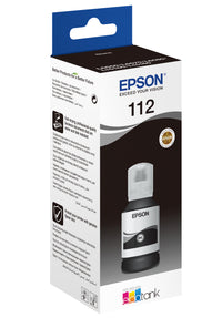 Epson 112 Ink Bottles Black 127ml L6580 / L15150 / L15160 7500 pages