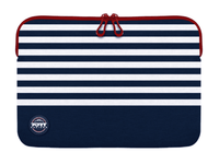 Port LA Mariniere Memory Foam 15.6" Navy Sleeve