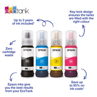 Epson 103 Ecotank Yellow Ink Bottle 65ml, 6500 Pages