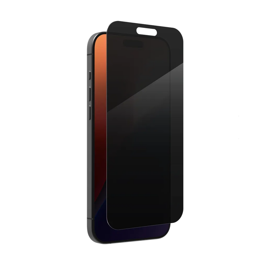 ZAGG InvisibleShield Glass Elite Privacy Screen Protector for iPhone 16 Pro Max