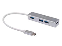 Equip Hub, USB-C - 4-PORT USB 3 Aluminum