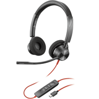 HP Poly Blackwire 3320 USB-C Wired Black Headset - Image 2